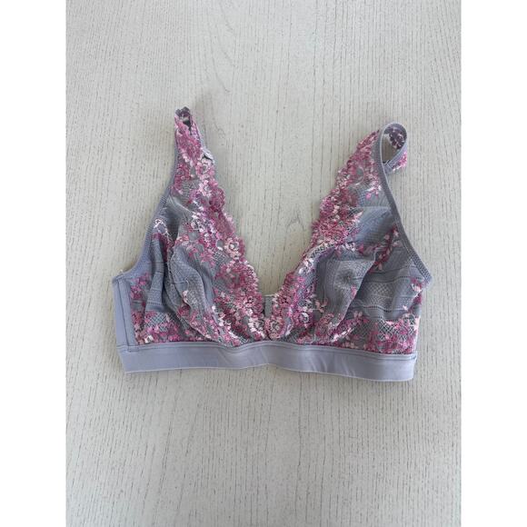 Wacoal Purple Bralet Lace Girly Balletcore Coquette (M) - Picture 1 of 4